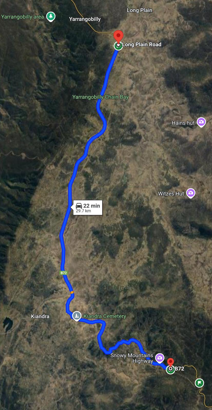 Walk map